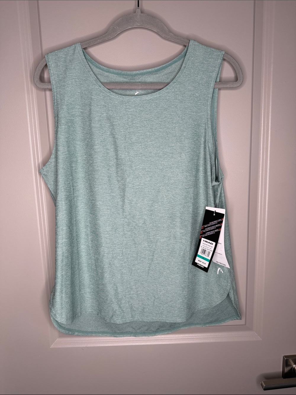 Head Light Mint Performance Scoop Neck Tank